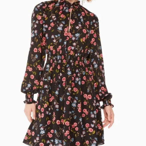 Kate spade ♠️ meadow smock waist dress size XS EUC - Picture 5 of 11